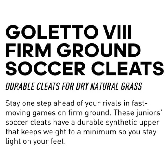 adidas Kids' Goletto VIII Firm Ground Soccer Shoe - Picture 13 of 14